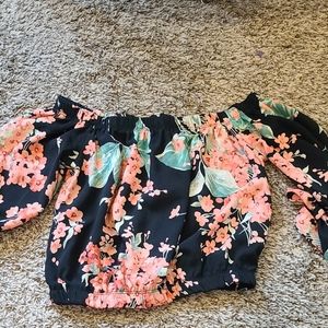 Flower crop top